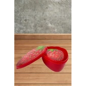 Buffer® 2'li İç İçe Geçebilen Çilek Model Saklama Ve Beslenme Kabı Seti (550 Ml + 250 Ml) - 6