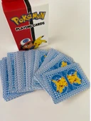 Pokemon İskambil Kağıdı Oyun Poker Kartı 54 Adet Pikachu - 3