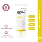 Dr.Different Barrier Balance Sunblock - Hafif, İz Bırakmayan & Nemlendirici Fiziksel Filtreli Güneş Kremi - 1