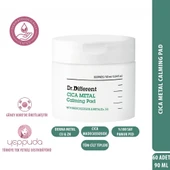 Dr.Different Cica Metal Calming Pad - Derma Metal ve Cica İçerikli Bariyer Güçlendirici & Yatıştırıcı Pamuk Ped - 1