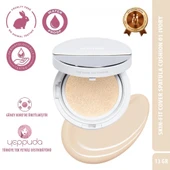 Merythod Skin-Fit Cover Spatula Cushion 01 Ivory SPF50+PA+++ - Yüksek Kapatıcı,Waterproof Spatulalı Fondöten - 6