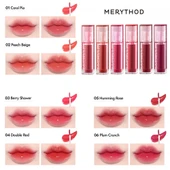 Merythod Aengdu-Fit Glossy Tint 02 Peach Beige - Yoğun Pigmentli Parlak Tint - 3
