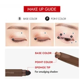 Merythod Twotone Shadow 02 Royal Beige - Çift Tonlu, Süngerli Far Kalemi - 2