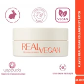 Klavuu Real Vegan Collagen Eye Patch - Niasinamid ve Bitkisel Kolajen İçeren Aydınlatıcı & Kırışıklık Karşıtı Göz Maskesi - 1