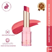 Merythod Glossy Twotone Lip Stick 04 Berry For You - Çift Tonlu Ruj - 1