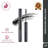 Merythod Skinny Realong Cara 01 Black - Topaklanma Yapmayan Suya Dayanıklı İnce Fırçalı Siyah Maskara - 1
