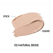 Merythod Dual Concealer 02 Natural Beige - Çift Uçlu Kapatıcı (Stick ve Likit) - 10