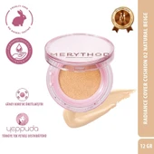 Merythod Radiance Cover Cushion 02 Natural Beige SPF50+PA+++ - Nemli ve Parlak Görümüm Sunan Fondöten - 1