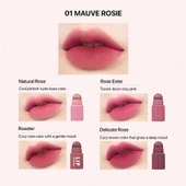 Merythod Reeledge Lip Crayon 01 Mauve Rosie - 4 Renkli Lip Crayon - 2
