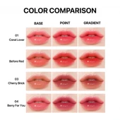 Merythod Glossy Twotone Lip Stick 02 Before Red - Çift Tonlu Ruj - 2