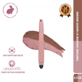 Merythod Twotone Shadow 07 Mauve Brown - Çift Tonlu, Süngerli Far Kalemi - 1