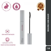 Merythod Realong Cara Black - Uzatma ve Hacim Etkili, Kıvrım Sağlayan Suya Dayanıklı Siyah Maskara - 1