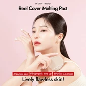 Merythod Reelcover Melting Pact 02 Natural Beige SPF50+PA++++ - Yağlı Ciltler İçin Yüksek Kapatıcı Fondöten - 2