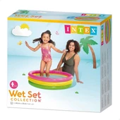 Wet Set Collection Şişme Taban 3 boğumlu 86x25 cm Çocuk Bebek Havuzu - 2