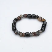 AKİK VE OLTU TAŞI  MİSİNA LASTİKLİ BİLEKLİK - 3