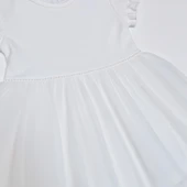Bolero Hırkalı Kız Bebek Tüllü Elbise - 5