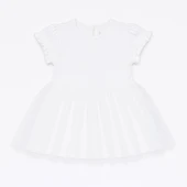 Bolero Hırkalı Kız Bebek Tüllü Elbise - 3