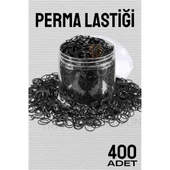 ModaCar Perma Lastiği İnce 400 ADET SİYAH - 1