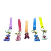 Kalpli Ayıcık Silikon Anahtarlık Alk1700 - 1