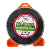 NYLGRASS MİSİNA 3.3mm 44 mt 4 KÖŞE SİYAH - 1