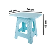 Omnipazar SRL-2007 Plastik Katlanır Sehpa Piknik Oyun Masası No 3 - 4