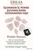 Sertifikalı Ham Cüzdan Boy Kristal Kuvars Taşı Kütle - Günlük Arınma ve Enerji Temizliği Taşı thumbnail 1