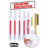 ModaCar Derz Arası 120 Metre Boyama Rötüş Kalemi BEYAZ - 1