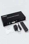 3X3 HDMI VIDEO WALL CONTROLLER DUVAR PANEL VIDEO 9 EKRAN GENİŞLETİCİ KONTROL CİHAZI - 4