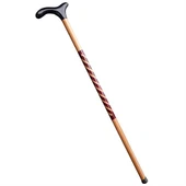 ModaCar El İşçiliği İşlemeli Ahşap Baston - 1