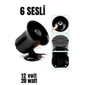 ModaCar Alarm Sireni 6 Değişik Sesli - 1