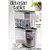 ModaCar MultiBox Deterjan Tablet Kutusu Sürgülü Kapak 7.5 Litre 2 ADET - 1