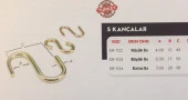 ERSA ES KANCA BÜYÜK 100 ADET  S KANCA BÜYÜK - 2