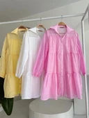 Gömlek Yaka Pileli Elbise 2898 thumbnail 8