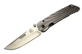 Lanmark Umnumzaan T 50 Gri Kamp Çakı 22,5cm - Manuel, Oluklu - 1