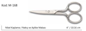 Rose Europe Kalın Nakış Makası Süper Kalite No:4 10,16 CM - 1