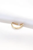 Yassı Gold Renk Ayarlanabilir Yüzük - TJ-BYK3101 - 1