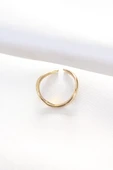 Yassı Gold Renk Ayarlanabilir Yüzük - TJ-BYK3101 - 2