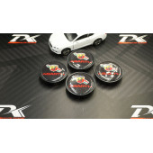 Fiat Abarth Akrep Logo Jant Göbeği Kapak Seti 54mm - 2