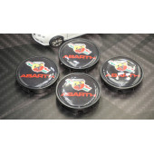 Fiat Abarth Akrep Logo Jant Göbeği Kapak Seti 54mm - 3