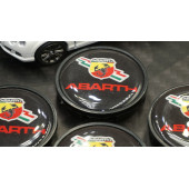 Fiat Abarth Akrep Logo Jant Göbeği Kapak Seti 54mm - 4
