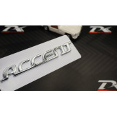 Hyundai Accent Bagaj ABS 3M 3D Yazı Logo Amblem - 1