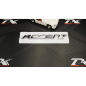 Hyundai Accent Bagaj ABS 3M 3D Yazı Logo Amblem - 2