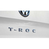 VW Volkswagen T-Roc Bagaj Krom ABS 3M 3D Yazı Logo Amblem - 4