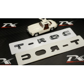 VW Volkswagen T-Roc Bagaj Krom ABS 3M 3D Yazı Logo Amblem - 7