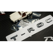 VW Volkswagen T-Roc Bagaj Krom ABS 3M 3D Yazı Logo Amblem - 8