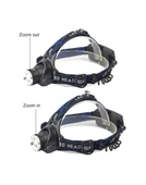 PS-XQ-19 T6 Orjinal 800 Lümen Profesyonel T6 Şarjlı Zoomlu Kafa Lambası thumbnail 4