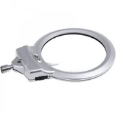 2.5X90 Mm 5X24 Mm Büyüteç Mandallı Metal Hortumlu Masa Üstü Büyüteç - 2