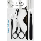 ModaCar Kirpik Kaş Bakım Kiti Titanyum Çelik Solingen - 1