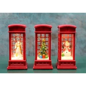 Telefon Kulübeli Işıklı Kar Küresi Alk3216 thumbnail 1