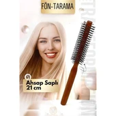 ModaCar Fön Fırçası Ahşap Saplı Tarama Fırçası - 1